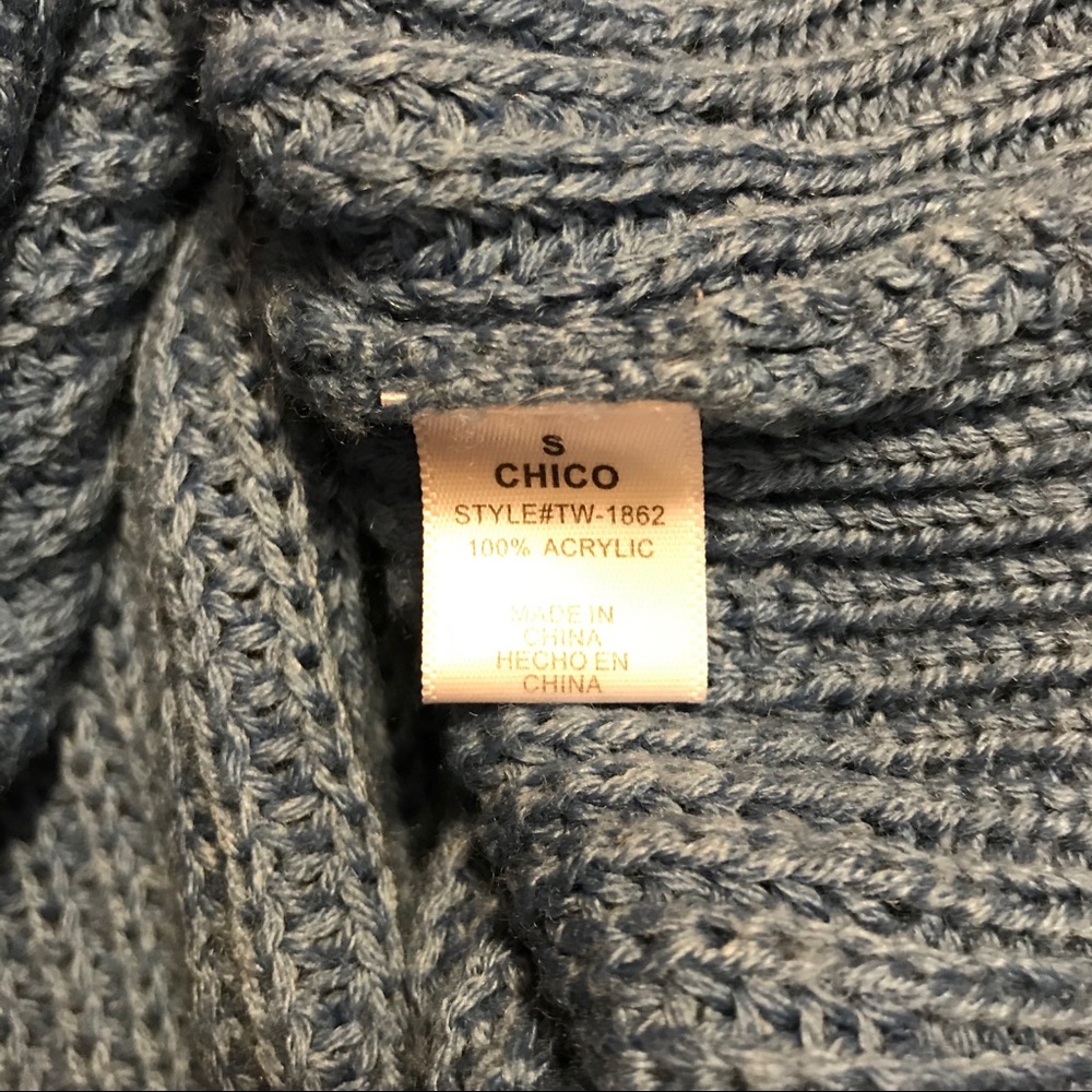 Zenana Outfitters | Sweater Dress | Blue | S - Picture 7 of 8